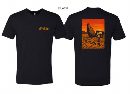 COMING SOON! Short Sleeve Black T-Shirt (Boat)