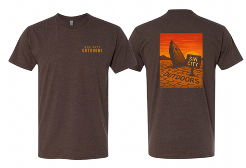 COMING SOON!! Short Sleeve Chocolate Brown T-Shirt (Boat)