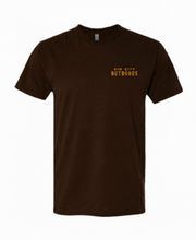 Load image into Gallery viewer, Short Sleeve Dark Chocolate Brown T-Shirt (Boat)