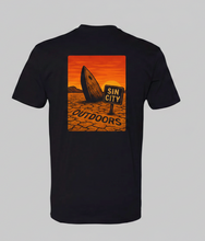 Load image into Gallery viewer, Short Sleeve Black T-Shirt (Boat)
